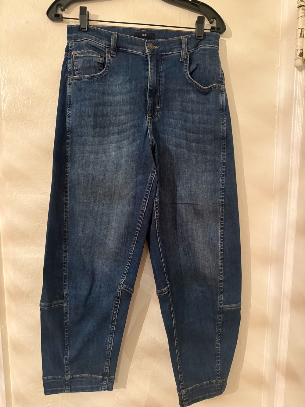 Women's Jeans in Washed Blue Denim